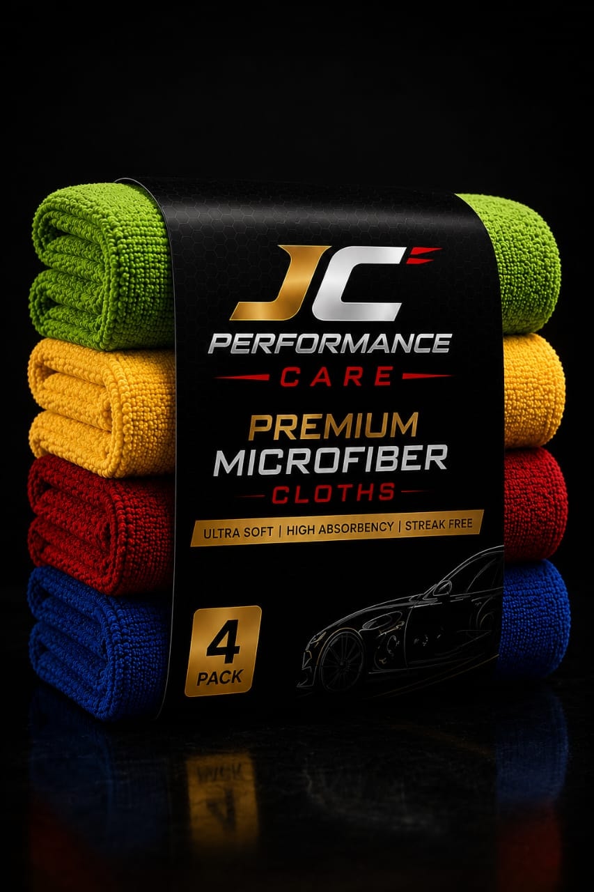 JC Performance Care Microfiber Cloths 4-pack